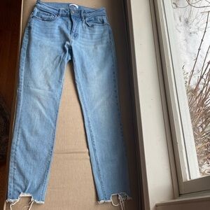 Loft Curvy Skinny Ankle Jeans Size 2